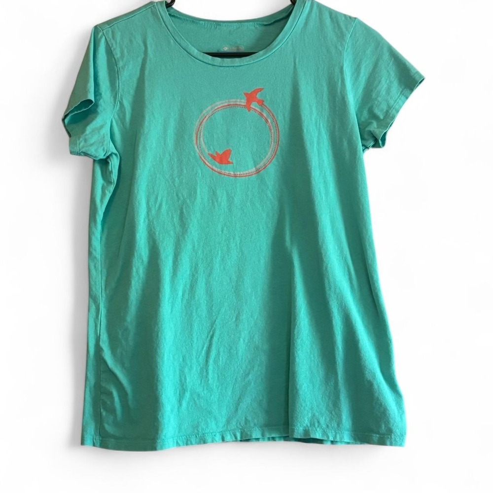 Columbia Sportswear Teal T shirt-L